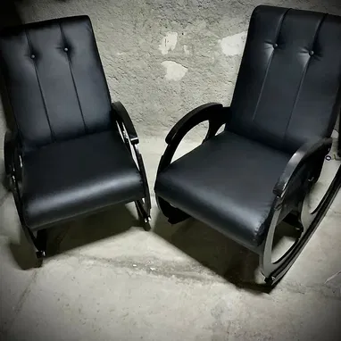 Sillones de Suiza calamina y madera - Img 116647810