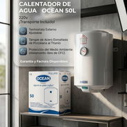 CALENTADOR DE AGUA 50 litros OCEAN 220v Precio $260 USD transporte incluido Garantia y factura - Img 57783808