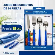 JUEGO DE CUBIERTOS DE 24 PIEZAS - Img 55660905