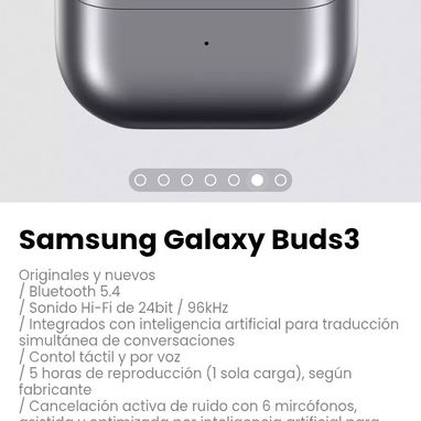 Samsung Galaxy Buds3. Originales, en su caja - Img 112536028