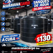 Tanques de agua de 20.000mil litro el pago es por vía zelle - Img 58167381
