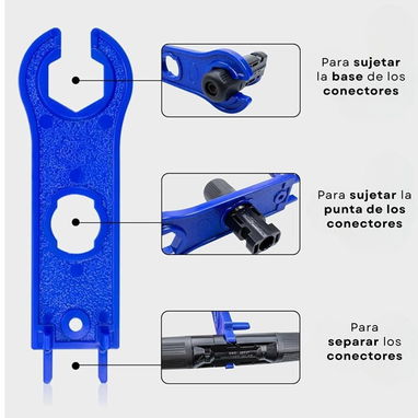 40 Pares de Conectores Solares MC4 Macho/Hembra + Llave de Instalación | IP67 1000V 30A - 2/2