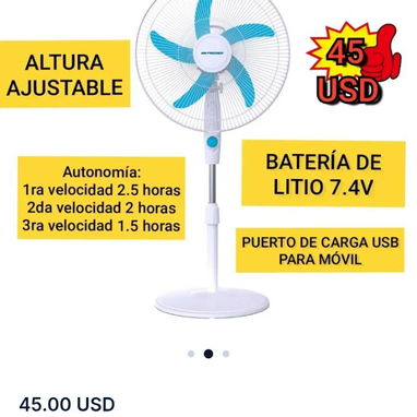 Ventiladores recargables - Img 121529613