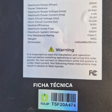 Paneles solares con todos sus accesorios de 200w - 6/10