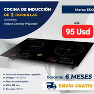 Cocina de Inducción de 2 Hornillas Eko, Garantía de 6 meses, Entrega gratis para toda La Habana - Img 51599404