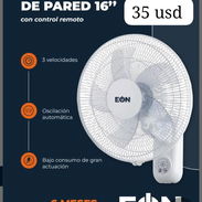 Ventilador de pared EÓN con mando a distancia garantía 6 meses damos factura - Img 55000781