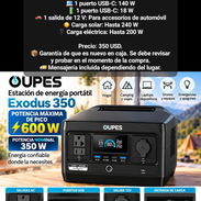Oupes Exodus, Jackery Oukitel, Aferiy, varios modelos de estaciones de energía, tenemos también Ecoflow y Bluetti - Img 57581679