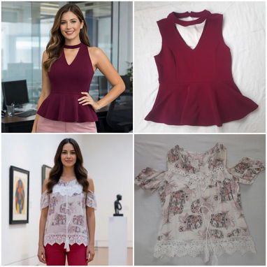 Tops y blusas perfectas para el Verano /Body/Pullover/Camisetas/Blusas mangas 3/4 nuevas y de segunda mano De $3 a $5 - Img 123264453