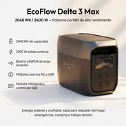⚡ ECOFLOW DELTA 3 MAX ⚡ 🔋 Potencia portátil PRO para tu casa o negocio - Img 55204404