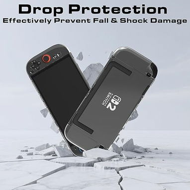 Funda transparente para Nintendo Switch 2 (2025) con agarre cómodo | videojuegoshabana.com - Img 121926764