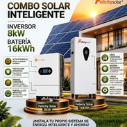Combo Felicity Solar de Inversor de 8Kw con Bateria 16Kwh - Img 57748404