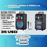 🔊 BOCINA PORTÁTIL PROFESIONAL – SERIE NDR 8" - Img 55160931