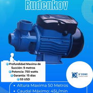bomba de agua rudenkov 1hp 750w. yoadzone 💯 - Img 55334136