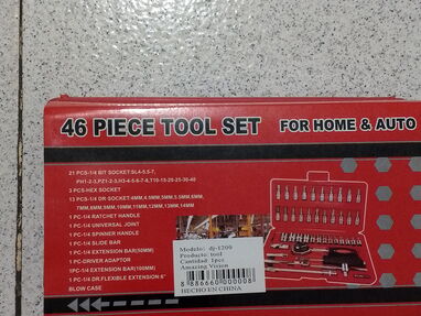 Caja de herramientas con 46 piezas todo nuevo. - Img 65987103