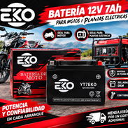 Batería 12V 7A de Tornillo para Motos y Plantas Electricas Marca EKO - Img 57827888