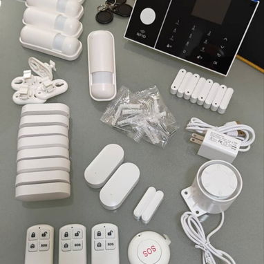 SISTEMA DE SEGURIDAD / ALARMA INTELIGENTE GSM+WIFI 🛜  Alarma Inteligente RFID GSM + WiFi (Kit completo para protección - 3/3