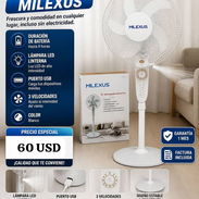 Ventilador recargable de pedestal marca Milexus 16" 💫 Nuevos en su 📦 💵60 - Img 55350414