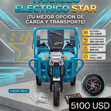 Tengo este triciclo en venta mi gente no dudes en ctc es del 2026 star tú mejor opción no te quedes sin el tuyo pago efe - Img 123991798