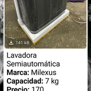 Lavadora semiautomática MILEXUS 7KILOS - Img 55603622