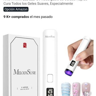 Boligrafos para arte de un̈as.boligrafos de esmalte de Gel.Lamparas recargables de gel - Img 123867207