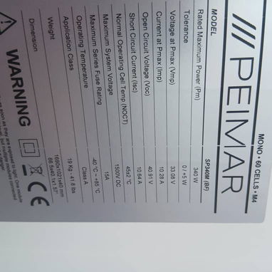 Paneles solares de 340 w - 2/2