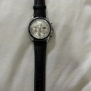 Reloj para hombre, con cronómetro, correa de cuero genuino, elegante - Img 55406856