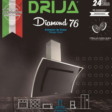Cocinas de empotrar drija de 5hornillas y campana extractora de grasas drija - Img 117141976