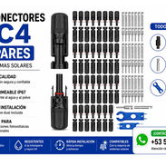30 Pares de Conectores Solares MC4 Macho/Hembra + Llave de Instalación | IP67 1000V 30A - Img 56449194