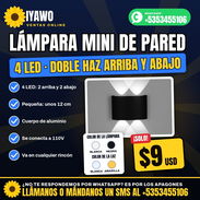 Lámpara Mini de Pared 4 LED – Luz Arriba y Abajo | $9 USD - Img 58362770