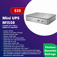 Mini UPS 10,400 mAh respaldo para dispositivos de redes y seguridad - Img 55755287
