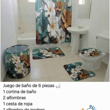 Juego PARA BAÑOS de 6 piezas - Img 117795983