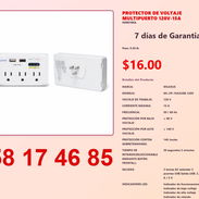 PROTECTOR DE VOLTAJE MULTIPUERTO 120V-15A - Img 54824879