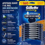 MAQUINA DE AFEITAR DESECHABLE GILLETTE, PRESTOBARBA 3, EXTRA SUAVE, 16 PZ - Img 47048993