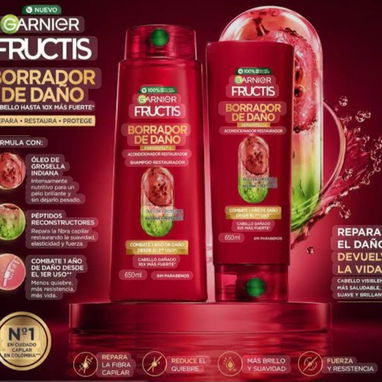 Juegos de champú y acondicionador Garnier $20usd - 4/4
