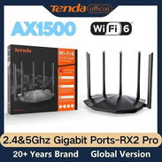 ROUTER TENDA RX2 WIFI6 AX1500 DUAL BAND GIGABIT WAN + LAN SELLADOS 63142460#55821991 - Img 55421380