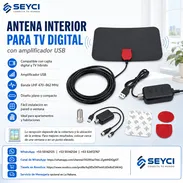 Antena TV digital interior amplificada por USB - Img 56618763