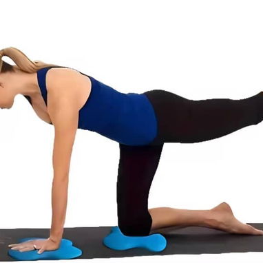 Esteras de Yoga, almohadillas o cojines y bloques de apoyo para ejercicio en casa o al aire libre. - Img 109367771