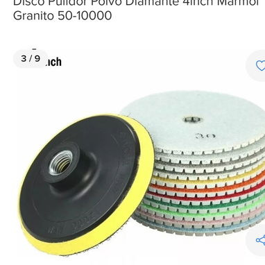 Discos para Pulir Polvo Diamante de 4"Granito !! - Img 124857334
