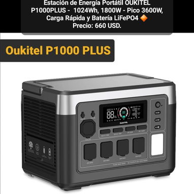 Oupes Exodus, Jackery Oukitel, Aferiy, varios modelos de estaciones de energía, tenemos también Ecoflow y Bluetti - 5/8