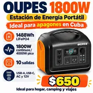 POWERSTATION | POWER STATION | POWER BANK | PLANTA ELECTRICA | RESPALDO | PECRON | OUPES | DELTAFLOW | BATERIA | RECARGA - Img 56113946