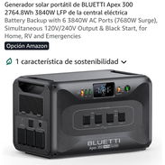 ⚡ BLUETTI APEX 300 🔋2764.8 Wh Capacidad LiFePO4 ✅ 3840 W Potencia Nominal 🧾 Garantía 7 días 💸 Precio: 2500 USD - Img 56732621