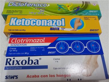 Ketoconazol, Diclofenaco, Triple antibiótico, Terbinafina y Clotrimazol - Img main-image-44599869