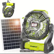 Ventilador recargable con panel solar - Img 56976274