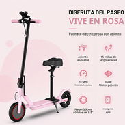Carriola eléctrica para adultos / scooter 'Joyhis' con asiento desmontable Color: Rosa 350W Litio 36V/5.2Ah RIN 8.5' NEW - Img 56976623