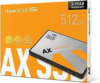 DISCO SSD(2.5”) TEAMGROUP AX2 DE 512GB|SATA III|VELOCIDAD(560MB-550MB/s)|Sellado-0KM**EL MEJOR PRECIO**. LLAMA YA - Img main-image