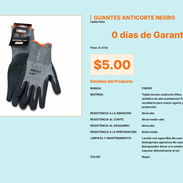 Guantes de Protección Finder Negros con Empaque de Caja o Bolsa Individual Real VPT#-0435 - Img 55552999