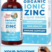 sulfato de zinc en suspensión para bebé, niños, mujeres embarazadas y lactantes(120ml)Mary Ruths - Img 56247251