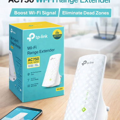 TP-Link RE220 – Extensor WiFi AC750 🔥   ✅ Dual-Band 2.4/5 GHz   ✅ Compatible con cualquier router - Img 121639362