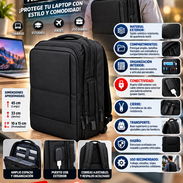 🎒 MOCHILA 🎒 PARA LAPTOP NEGRA SJL312. TENEMOS SERVICIO DE ENTREGA, FACTURA Y GARANTÍA. 📲 54833699 - Img 58442178