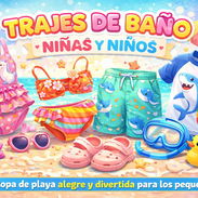 Trajes de baño, trusas, conjuntos, playa, piscina, niños y niñas - Img 54761018